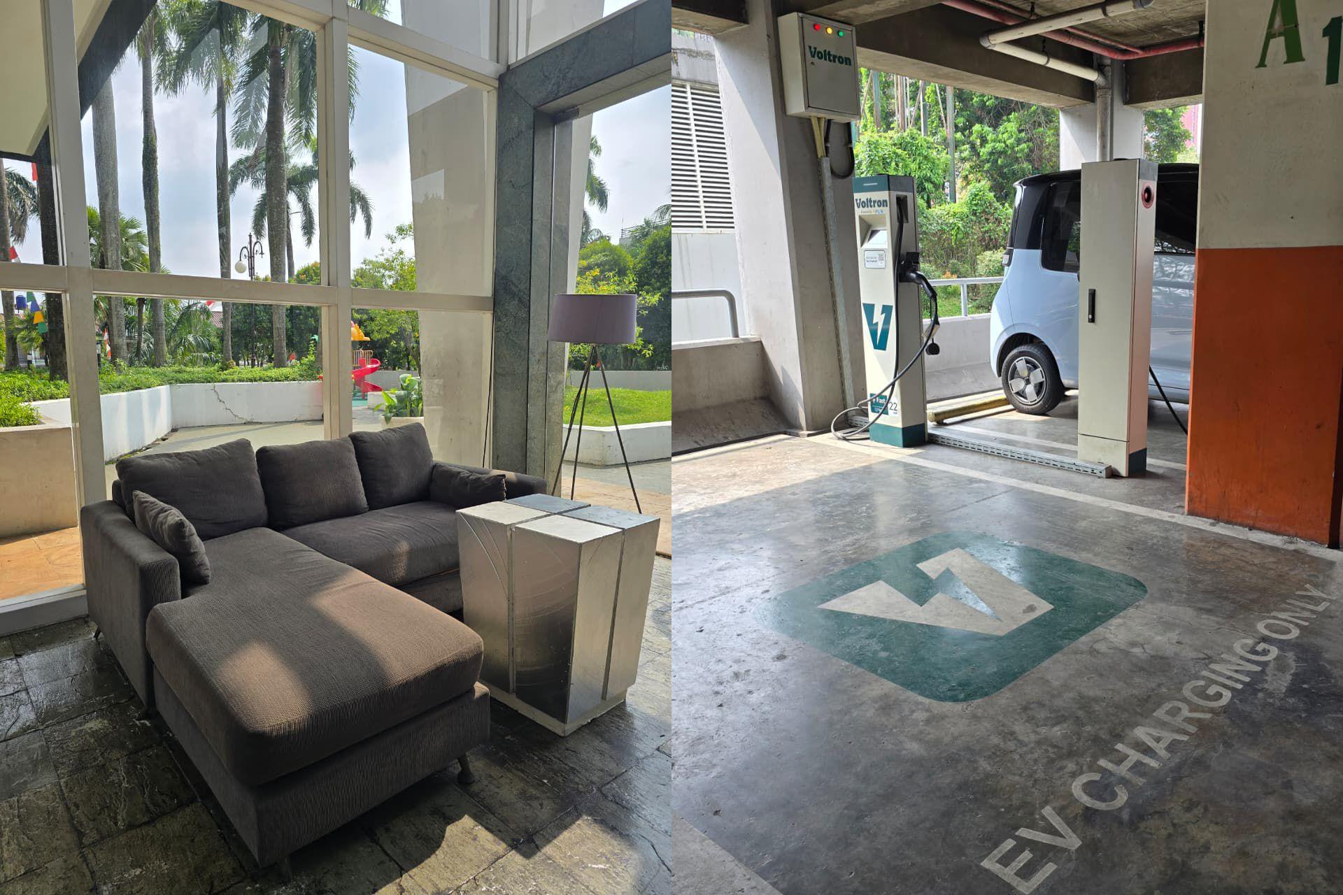 Lobby and EV Charger